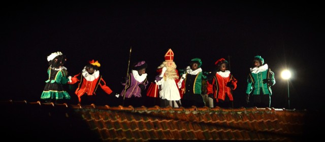 Sinterklaas op het dak zaterdag 25 november a.s.